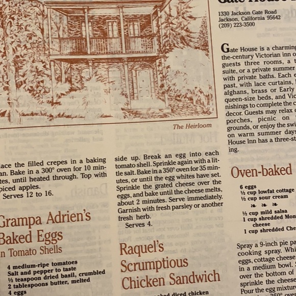 Bed & Breakfast Cookbook - Picture 3 of 5